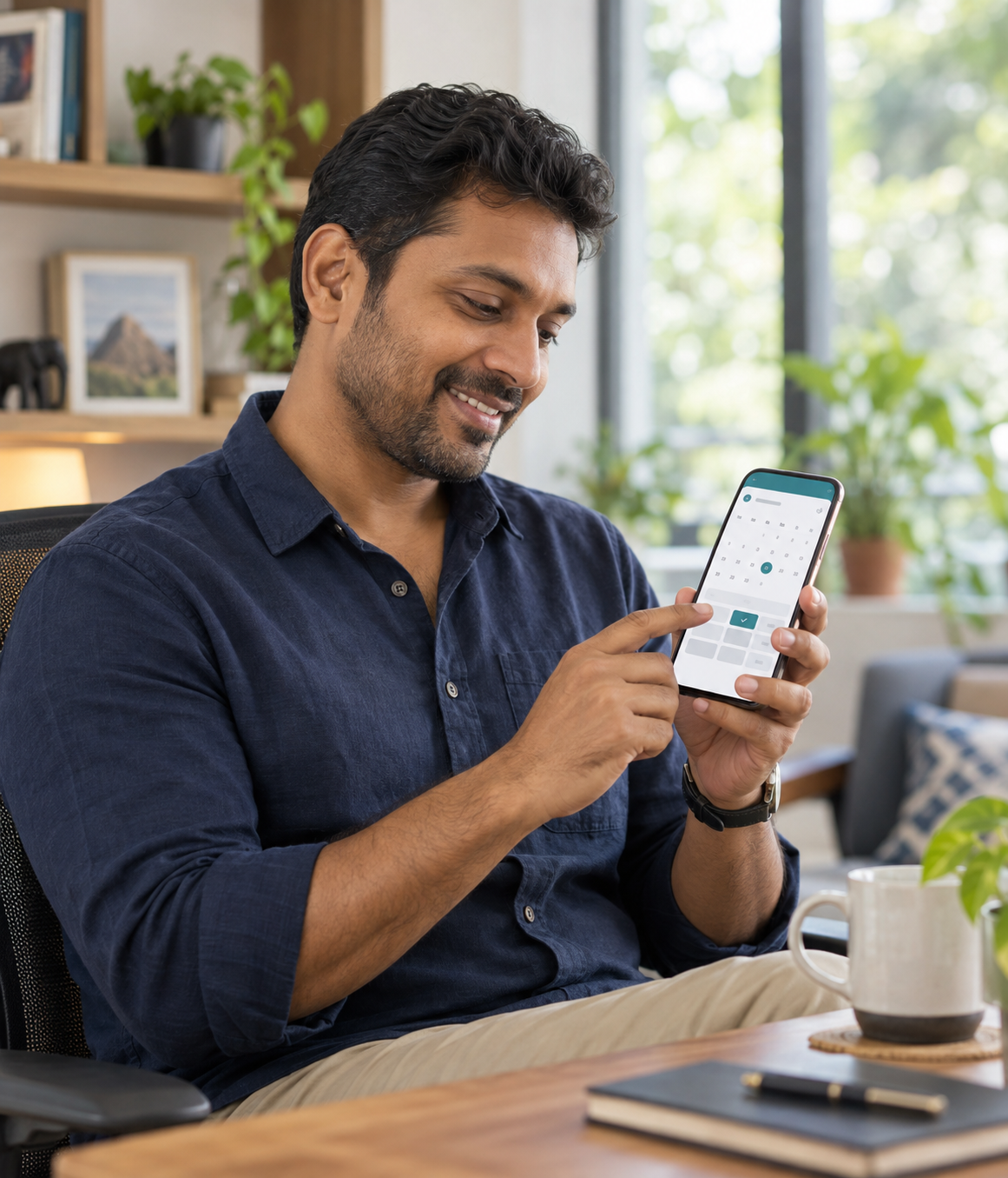 A patient selecting a doctor and booking an appointment